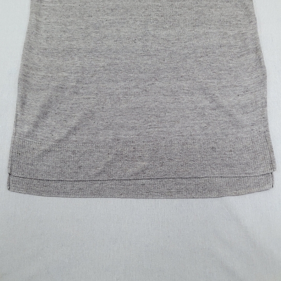 Eileen Fisher Womens Size Large 100% Linen Taupe Loose Knit Tunic Dolman Sleeve - Picture 3 of 10